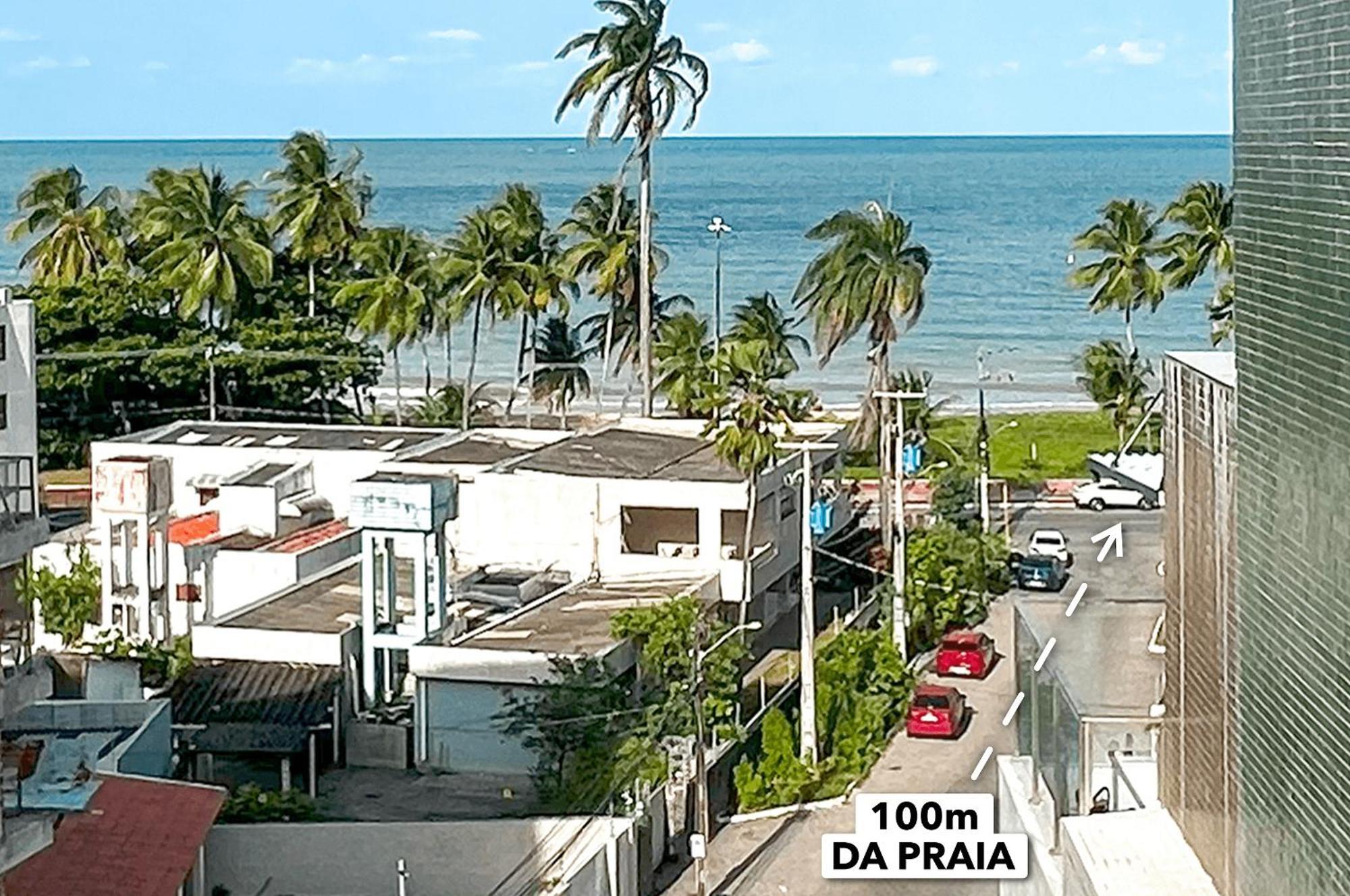 Apartamento Mahalo Cabo Branco Flat 3 Pessoas 100m Mar #604 *