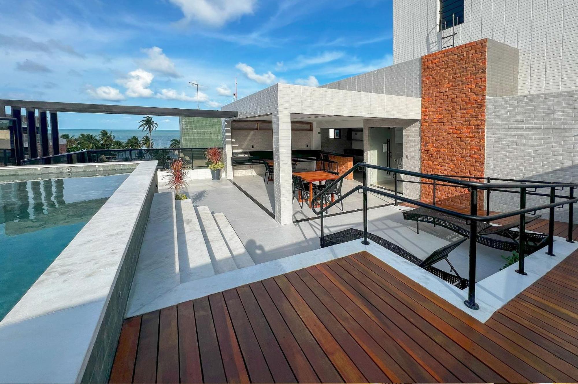 Mahalo Cabo Branco Flat 3 Pessoas 100m Mar #604 Apartamento João Pessoa